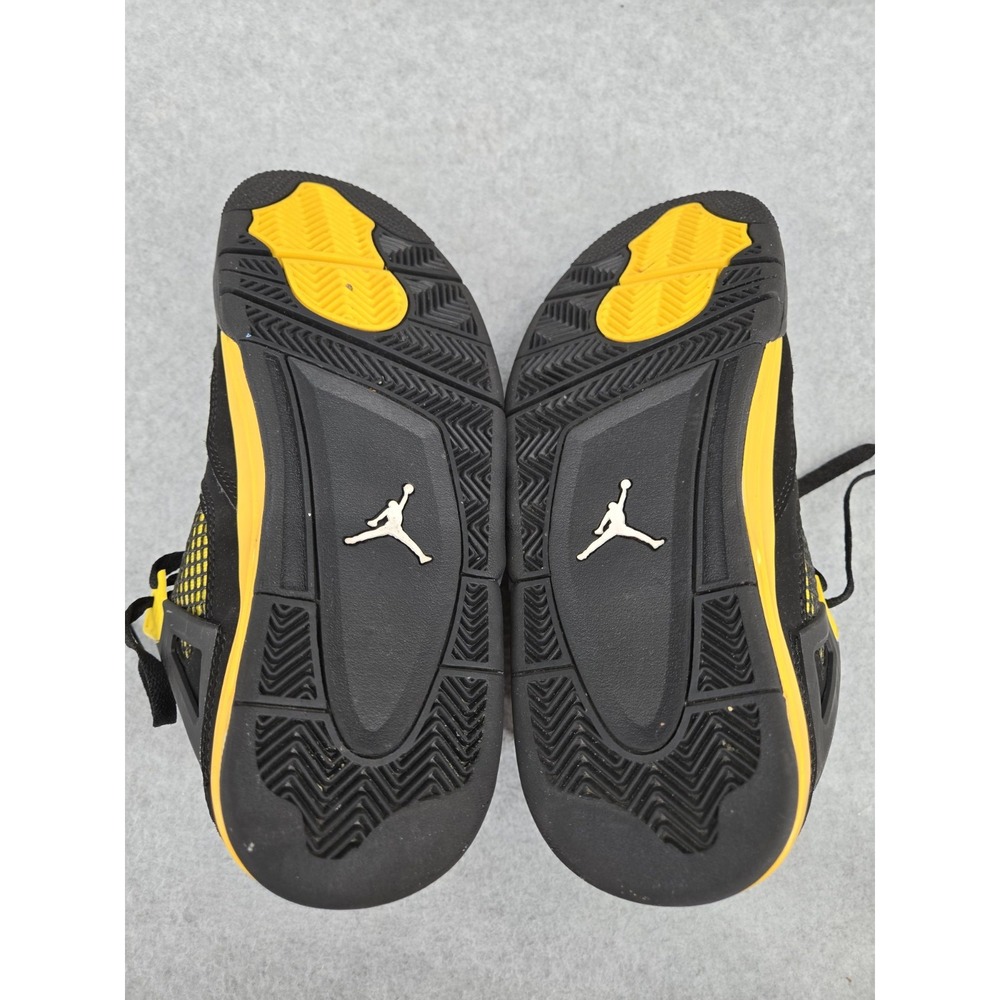 Nike Air‎ Jordan Retro 4 "Yellow Thunder" US Men's Size 7.5 Womans 9 - Picture 8 of 9